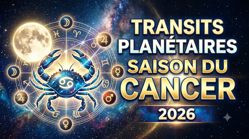 Transits planétaires Saison des cancers 2026